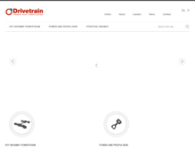 Tablet Screenshot of drivetrainpower.com